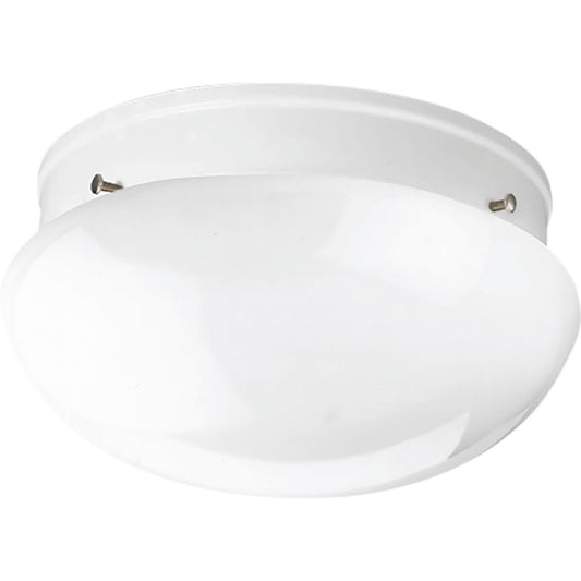 PROGRESS LIGHTING P3410-30 White Two-Light 9-1/2" Close-to-Ceiling