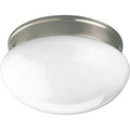 PROGRESS LIGHTING P3412-09 Brushed Nickel Two-Light 11-1/2" Close-to-Ceiling