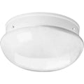 PROGRESS LIGHTING P3412-30 White Two-Light 11-1/2" Close-to-Ceiling