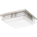 PROGRESS LIGHTING P3447-0930K9 Brushed Nickel Helm Collection One-Light 11" LED Flush Mount