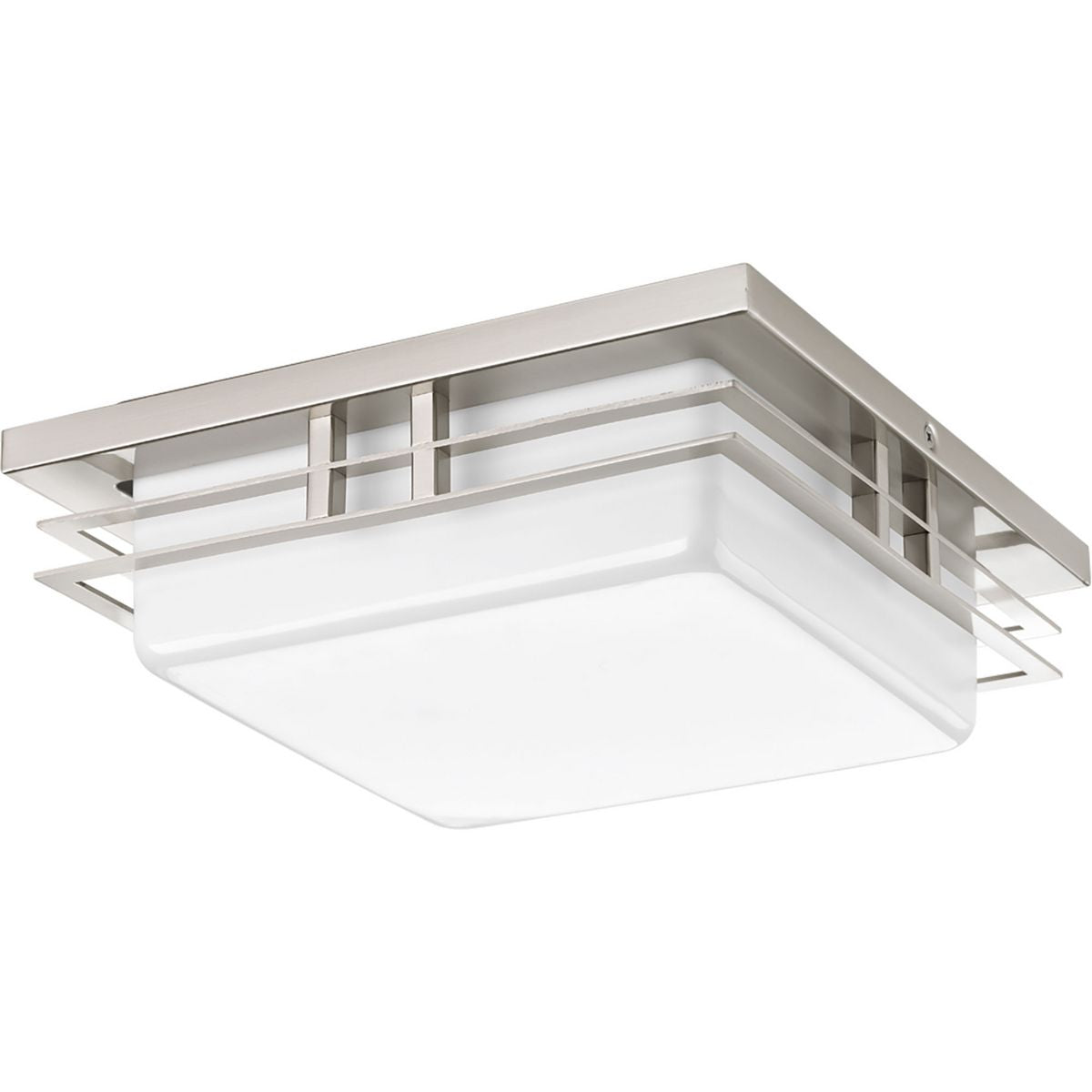 PROGRESS LIGHTING P3447-0930K9 Brushed Nickel Helm Collection One-Light 11" LED Flush Mount
