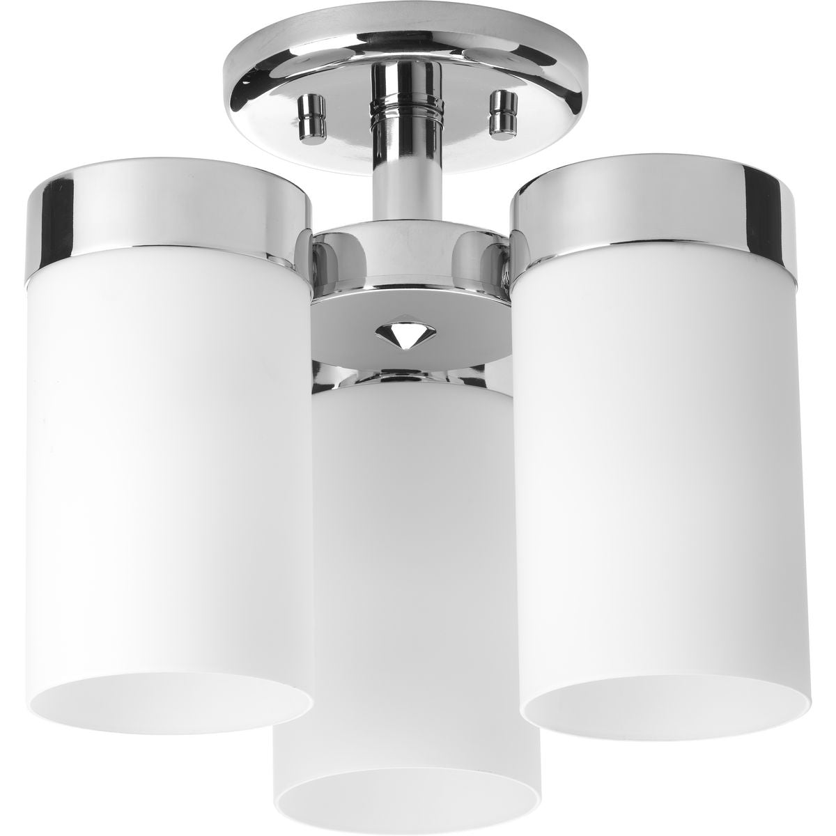 PROGRESS LIGHTING P350040-015 Polished Chrome Elevate Collection Three-Light 11-3/4" Flush Mount