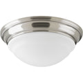 PROGRESS LIGHTING P350051-009-30 Brushed Nickel One-Light 11" LED Flush Mount