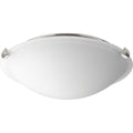 PROGRESS LIGHTING P350055-009-30 Brushed Nickel One-Light 12" LED Dome Flush Mount