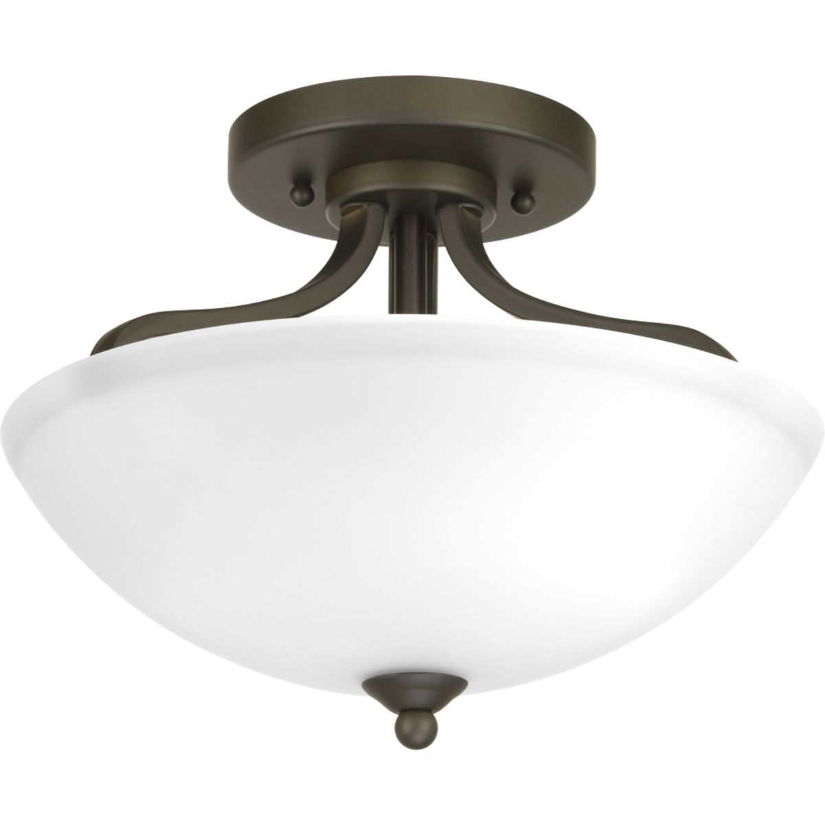 PROGRESS LIGHTING P350057-020 Antique Bronze Laird Collection 13" Semi-Flush Convertible