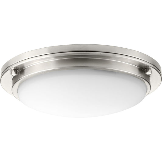 PROGRESS LIGHTING P350070-009-30 Brushed Nickel Apogee Collection 15" LED Flush Mount