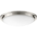PROGRESS LIGHTING P350071-009-30 Brushed Nickel Apogee Collection 21" LED Flush Mount