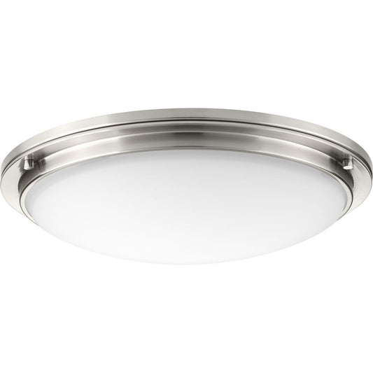 PROGRESS LIGHTING P350071-009-30 Brushed Nickel Apogee Collection 21" LED Flush Mount