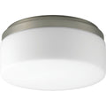 PROGRESS LIGHTING P350076-009-30 Brushed Nickel Maier Collection 9" LED Flush Mount
