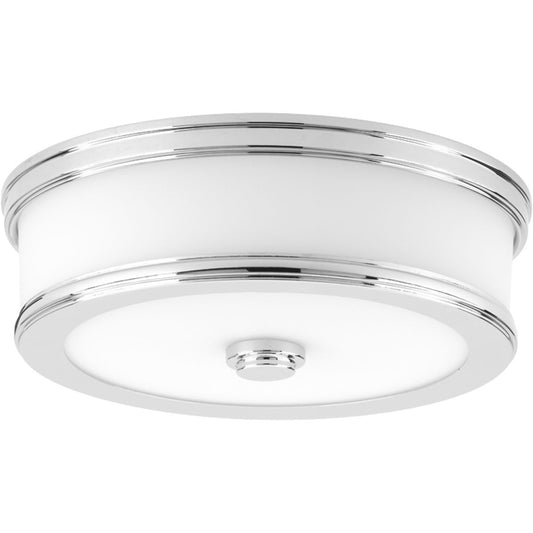 PROGRESS LIGHTING P350085-015-30 Polished Chrome Bezel Collection 10" LED Flush Mount