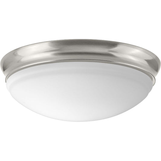 PROGRESS LIGHTING P350100-009-30 Brushed Nickel One-Light 11" LED Flush Mount