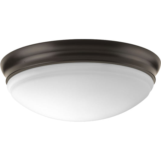 PROGRESS LIGHTING P350100-020-30 Antique Bronze One-Light 11" LED Flush Mount