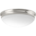PROGRESS LIGHTING P350101-009-30 Brushed Nickel One-Light 13-1/2" LED Flush Mount