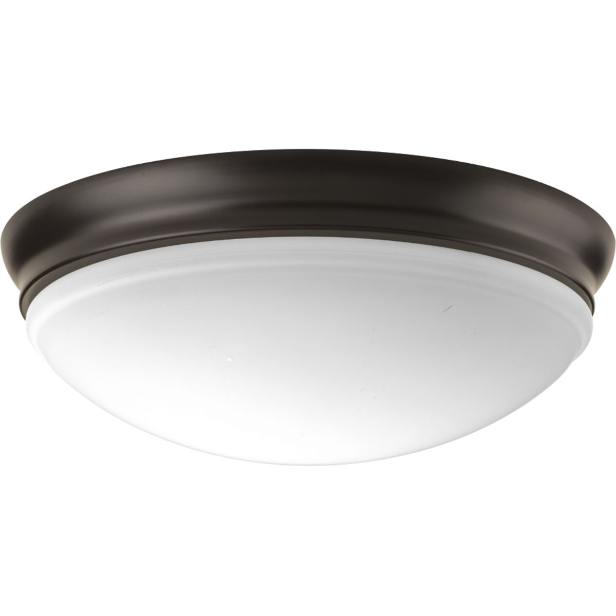 PROGRESS LIGHTING P350101-020-30 Antique Bronze One-Light 13-1/2" LED Flush Mount