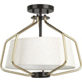 PROGRESS LIGHTING P350102-020 Antique Bronze Hangar Collection 16" Semi-Flush/Convertible