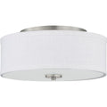 PROGRESS LIGHTING P350135-009-30 Brushed Nickel Inspire LED Collection 13" LED Flush Mount