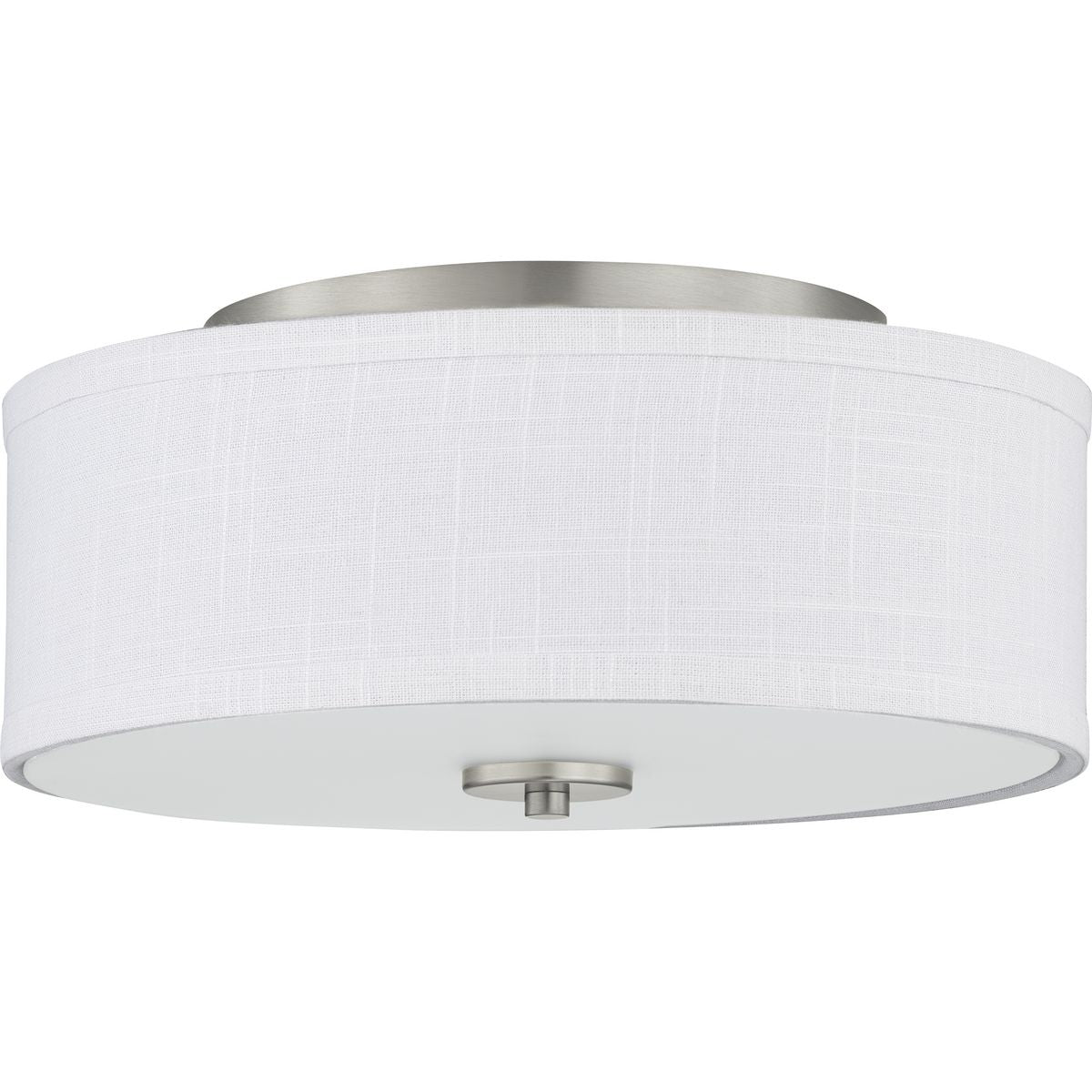 PROGRESS LIGHTING P350135-009-30 Brushed Nickel Inspire LED Collection 13" LED Flush Mount