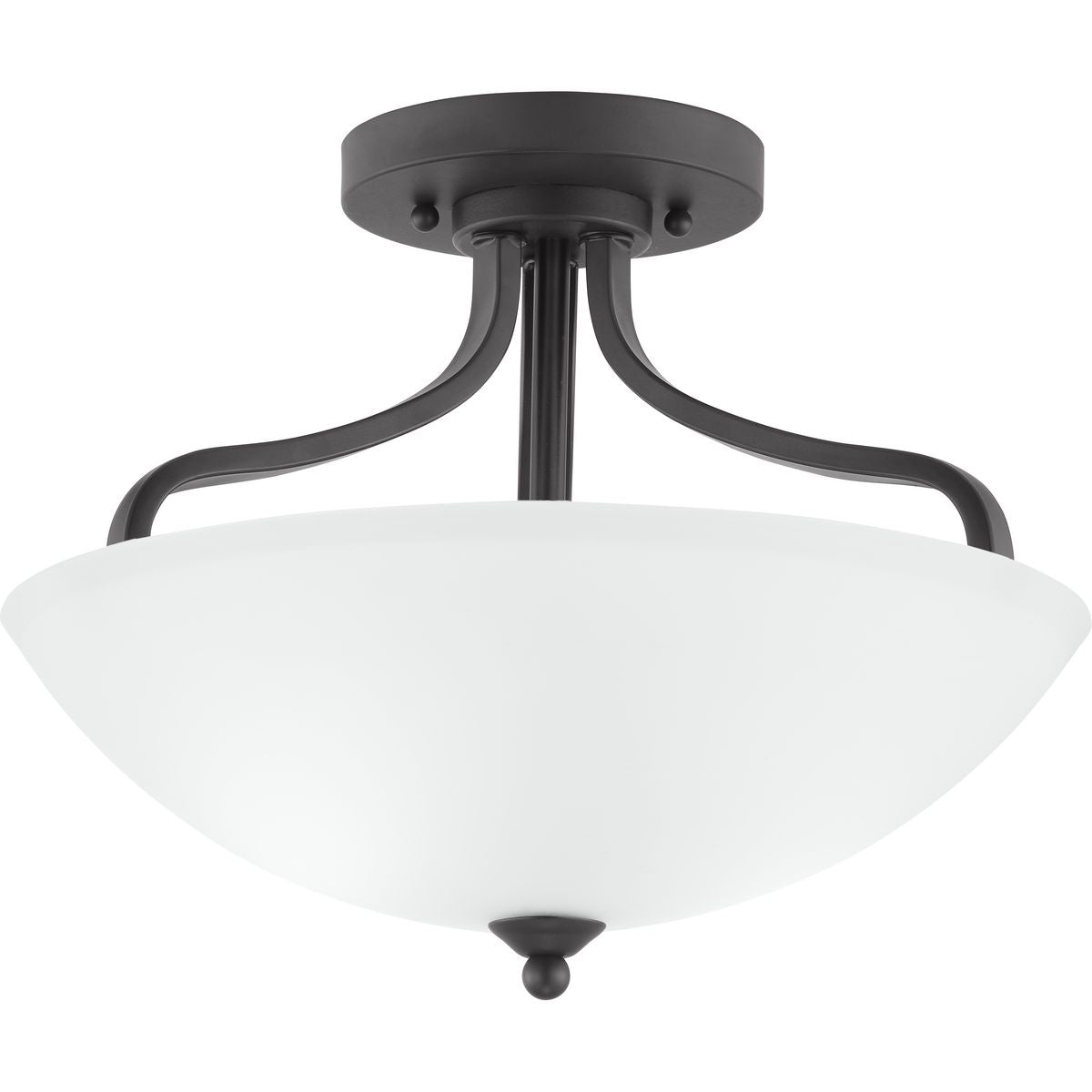 PROGRESS LIGHTING P350136-020 Antique Bronze Laird Collection Three-Light Semi-Flush Convertible