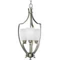 PROGRESS LIGHTING P3509-09 Brushed Nickel Wisten Collection Three-Light Foyer