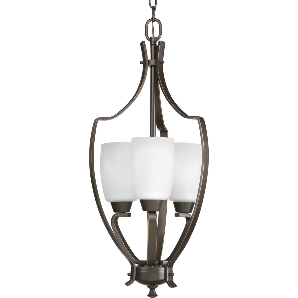 PROGRESS LIGHTING P3509-20 Antique Bronze Wisten Collection Three-Light Foyer