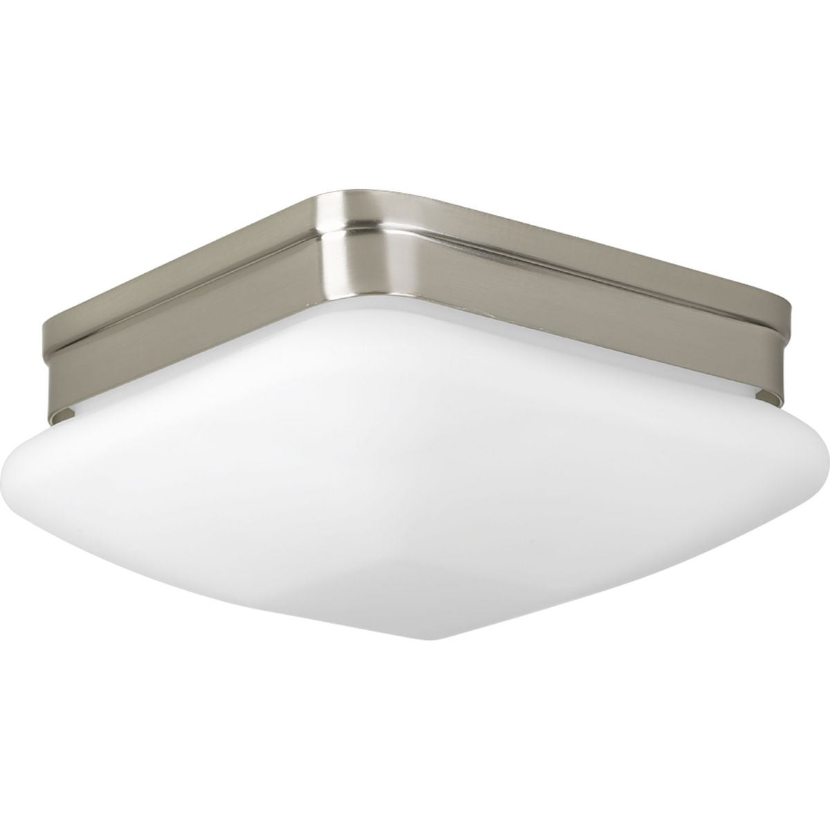 PROGRESS LIGHTING P3549-09 Brushed Nickel Appeal Collection Two-Light 9" Flush Mount