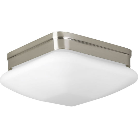 PROGRESS LIGHTING P3549-09 Brushed Nickel Appeal Collection Two-Light 9" Flush Mount