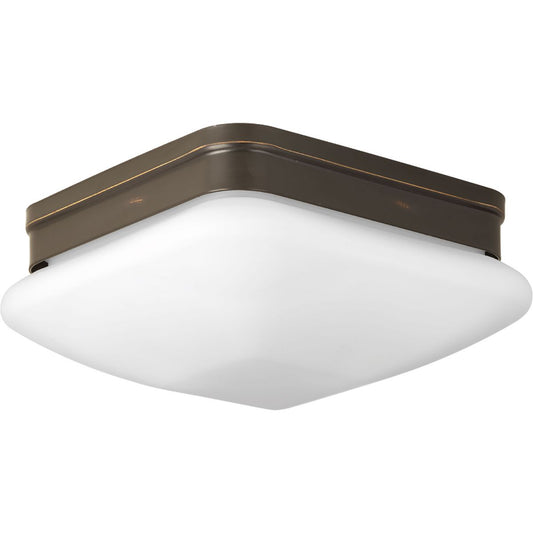 PROGRESS LIGHTING P3549-20 Antique Bronze Appeal Collection Two-Light 9" Flush Mount