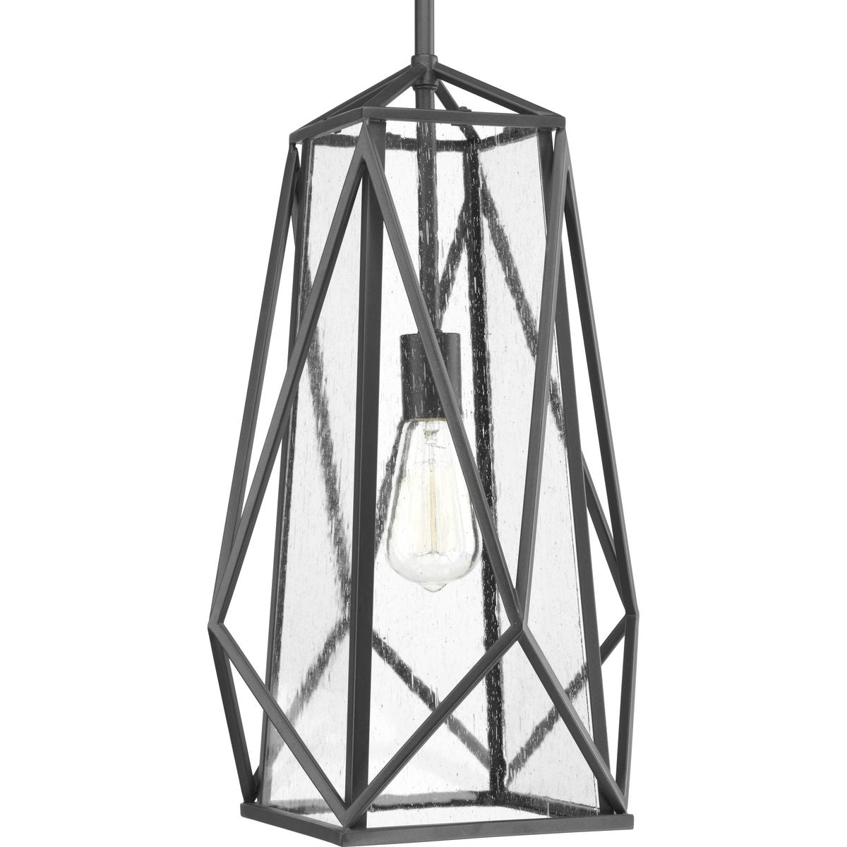 PROGRESS LIGHTING P3598-143 Graphite Marque Collection One-Light Foyer Pendant