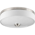 PROGRESS LIGHTING P3610-0930K9 Brushed Nickel Weaver LED Collection One-Light 10" LED Flush Mount