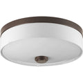 PROGRESS LIGHTING P3610-2030K9 Antique Bronze Weaver LED Collection One-Light 10" LED Flush Mount