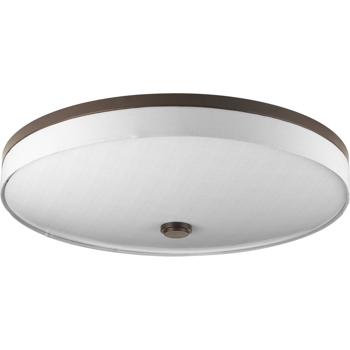 PROGRESS LIGHTING P3612-2030K9 Antique Bronze Weaver LED Collection Three-Light LED 22" Flush Mount