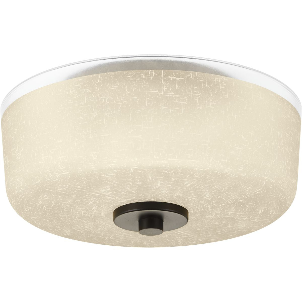 PROGRESS LIGHTING P3620-20 Antique Bronze Alexa Collection Two-Light 12-1/4" Flush Mount
