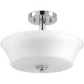 PROGRESS LIGHTING P3644-15 Polished Chrome Cascadia Collection Two-Light 14" Convertible