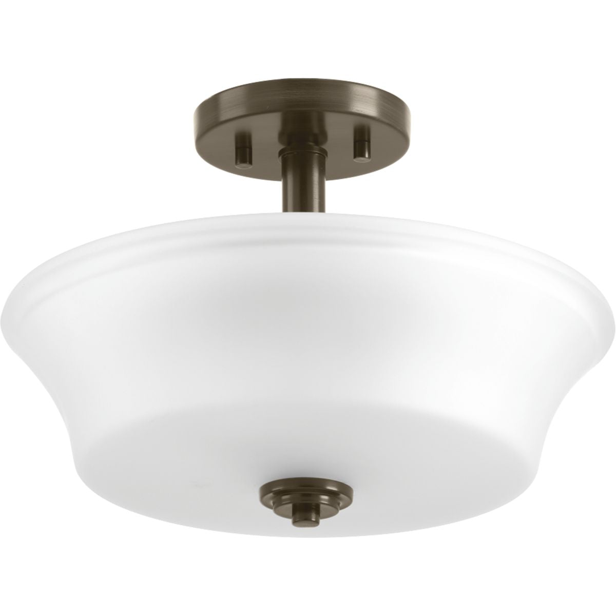 PROGRESS LIGHTING P3644-20 Antique Bronze Cascadia Collection Two-Light 14" Convertible