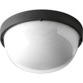 PROGRESS LIGHTING P3648-3130K9 Textured Black One-Light 9-1/2" LED Wall or Ceiling Bulkhead