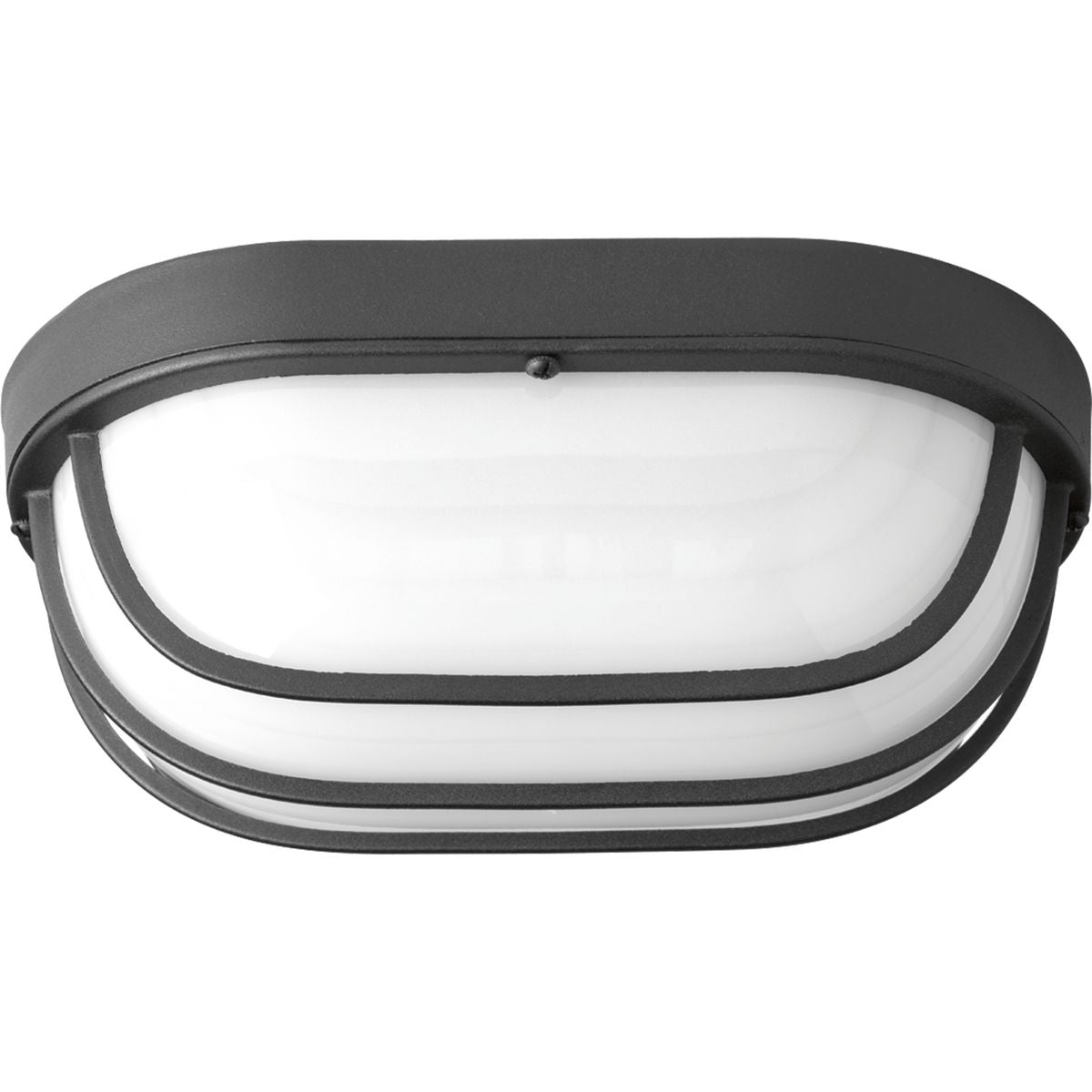 PROGRESS LIGHTING P3649-3130K9 Textured Black One-Light 10-1/2" LED Wall or Ceiling Bulkhead