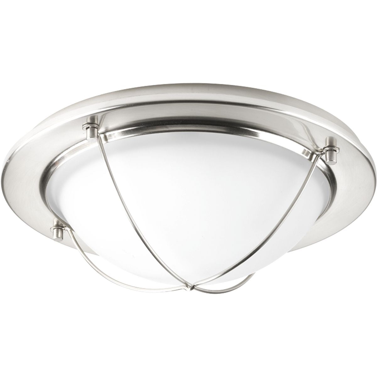 PROGRESS LIGHTING P3658-0930K9 Brushed Nickel Portal Collection One-Light 11" LED Flush Mount