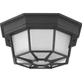 PROGRESS LIGHTING P3665-3130K9 Textured Black Milford Collection One-Light 8-3/8" LED Flush Mount