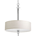 PROGRESS LIGHTING P3680-15 Polished Chrome Status Collection Four-Light Inverted Pendant