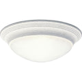 PROGRESS LIGHTING P3688-30 White One-Light Alabaster Glass 11-1/2" Close-to-Ceiling