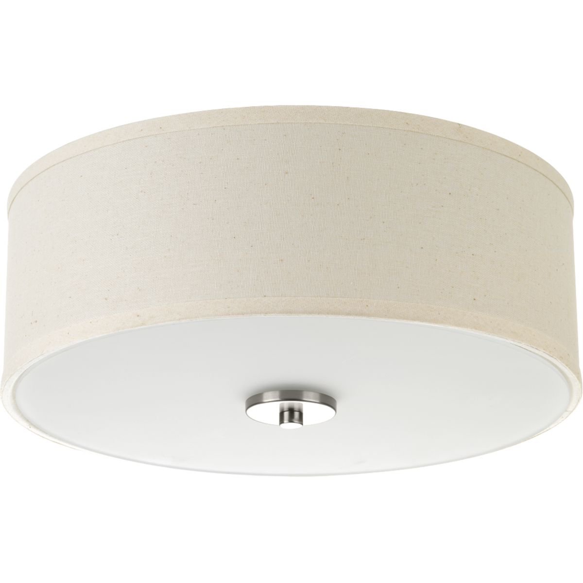 PROGRESS LIGHTING P3696-0930K9 Brushed Nickel Inspire Collection One-Light 13" LED Flush Mount