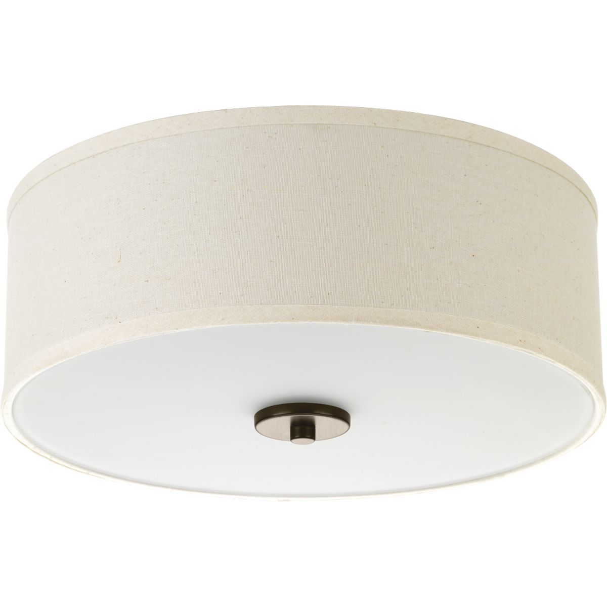 PROGRESS LIGHTING P3713-20 Antique Bronze Inspire Collection Two-Light 13" Flush Mount