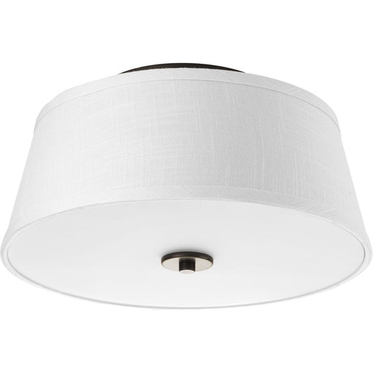 PROGRESS LIGHTING P3739-20 Antique Bronze Arden Collection Two-Light 14" Flush Mount