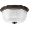 PROGRESS LIGHTING P3740-74 Venetian Bronze Archie Collection Two-Light 12-3/8" Close-to-Ceiling