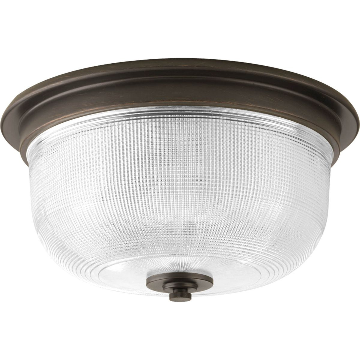 PROGRESS LIGHTING P3740-74 Venetian Bronze Archie Collection Two-Light 12-3/8" Close-to-Ceiling