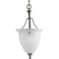 PROGRESS LIGHTING P3793-20 Antique Bronze Madison Collection One-Light Inverted Pendant