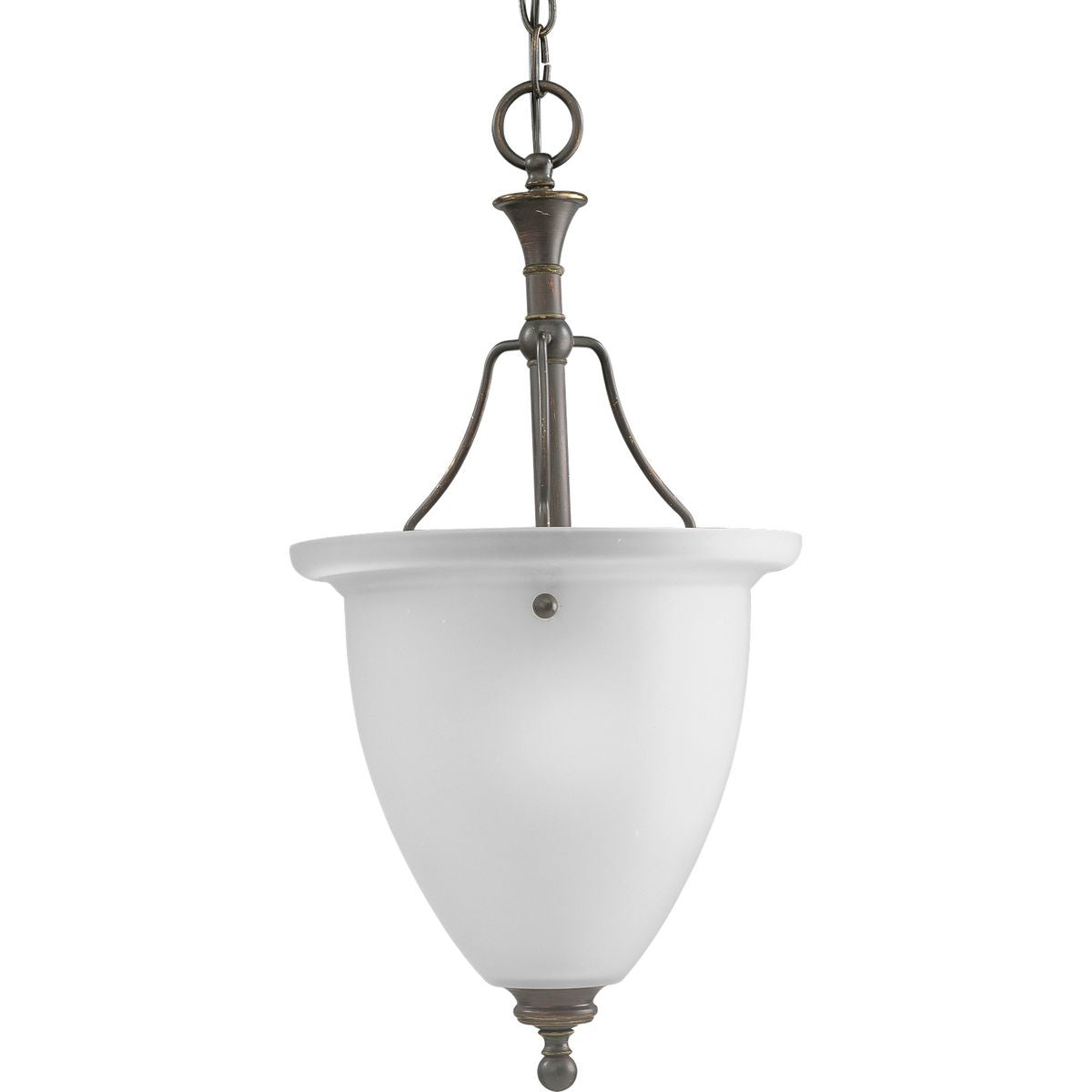 PROGRESS LIGHTING P3793-20 Antique Bronze Madison Collection One-Light Inverted Pendant