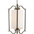 PROGRESS LIGHTING P3799-20 Antique Bronze Inspire Collection One-Light Large Foyer Pendant