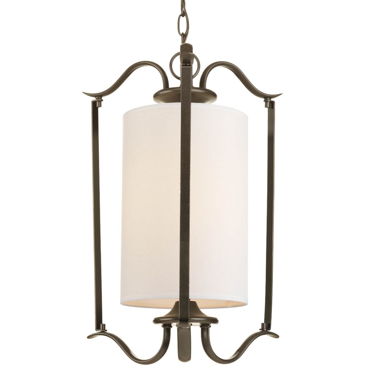 PROGRESS LIGHTING P3799-20 Antique Bronze Inspire Collection One-Light Large Foyer Pendant