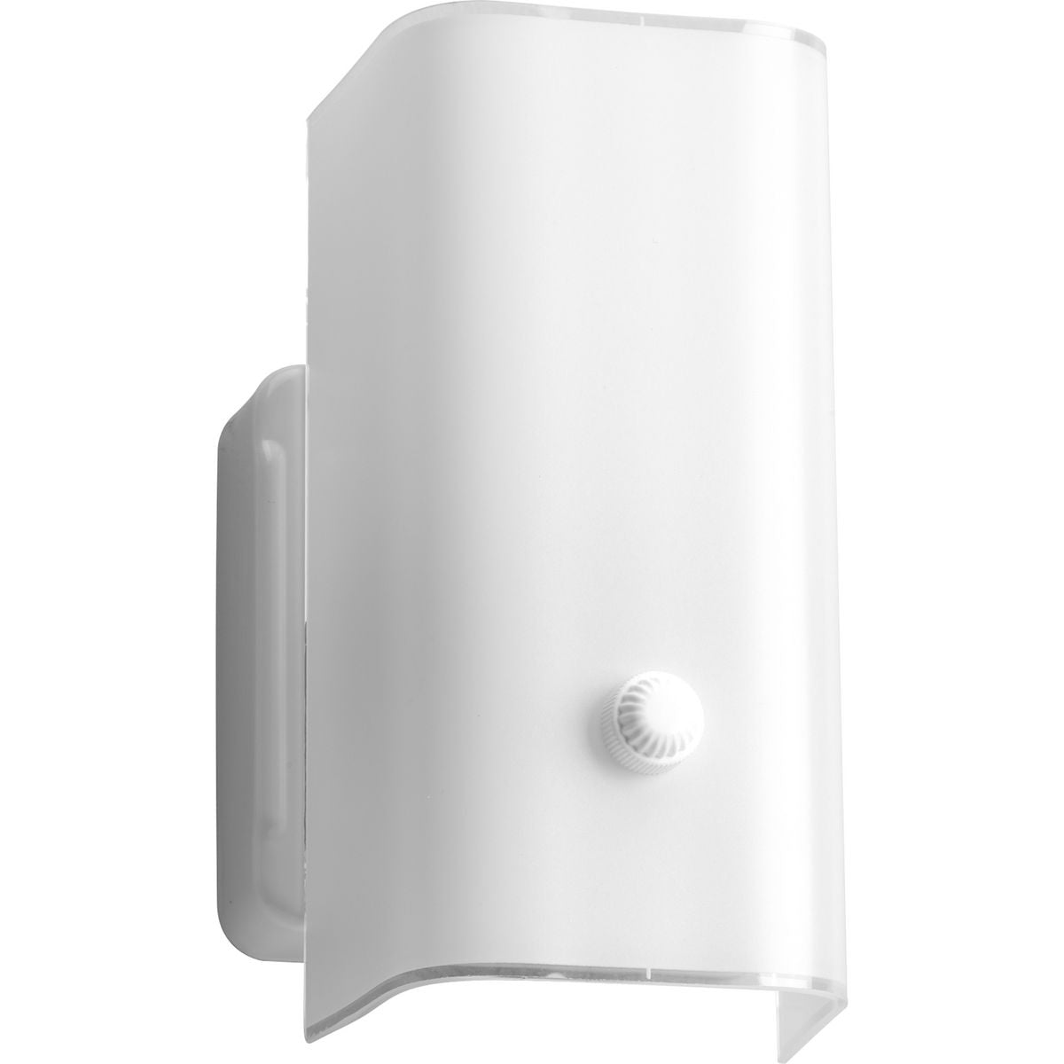 PROGRESS LIGHTING P3813-30 White White Glass Collection One-Light White White Glass Transitional Bath Vanity Light